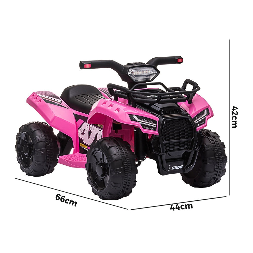 Mazam Ride On Car Electric ATV Bike Vehicle for Toddlers Kids Rechargeable Pink-Ride on Toys - Cars-PEROZ Accessories