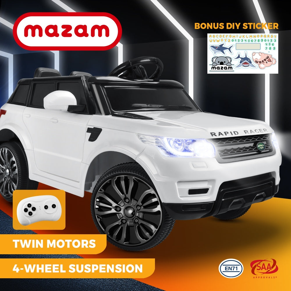 Mazam Kids Ride On Car 12V Electric Remote Vehicle Toy Cars Gift MP3 LED light-Ride on Toys - Cars-PEROZ Accessories