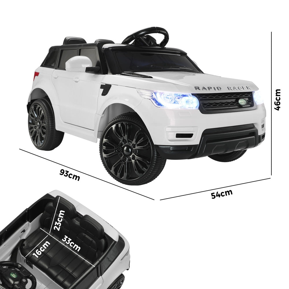 Mazam Kids Ride On Car 12V Electric Remote Vehicle Toy Cars Gift MP3 LED light-Ride on Toys - Cars-PEROZ Accessories