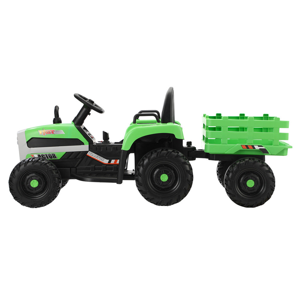 Mazam Kids Ride On Car Tractor 12V Toys Remote Control Green-Ride On Car-PEROZ Accessories