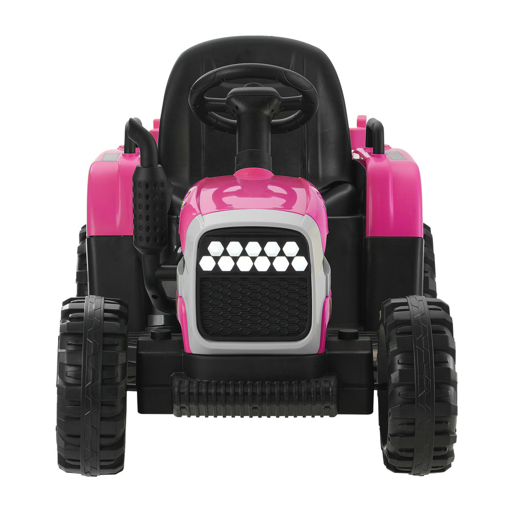 Mazam Kids Ride On Car Tractor 12V Toys Remote Control Pink-Ride On Car-PEROZ Accessories