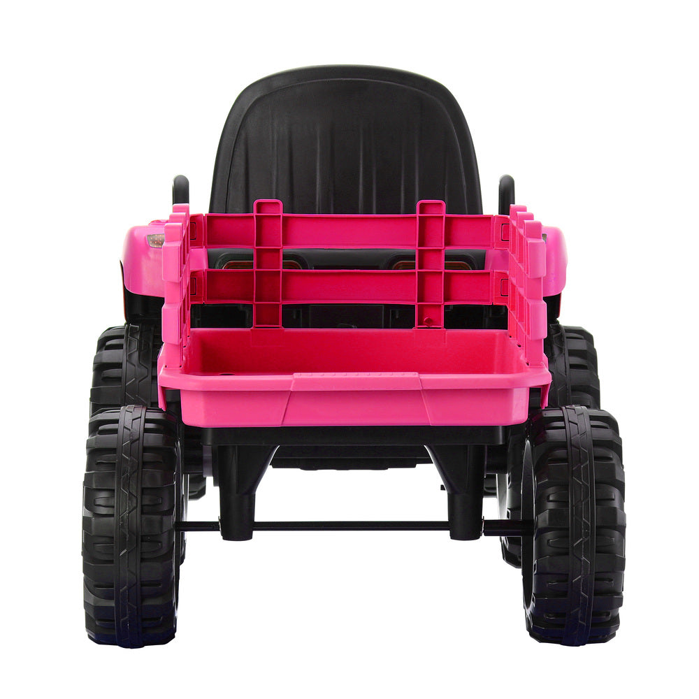 Mazam Kids Ride On Car Tractor 12V Toys Remote Control Pink-Ride On Car-PEROZ Accessories