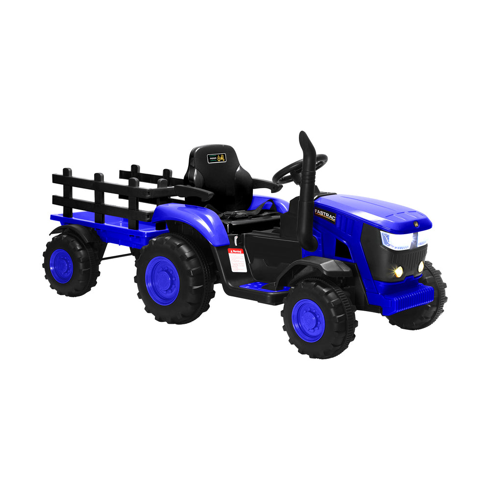 Mazam Ride On Car Tractor W/ Trailer Kids 12V Remote Electric Vehicle Toddlers-Ride On Car-PEROZ Accessories