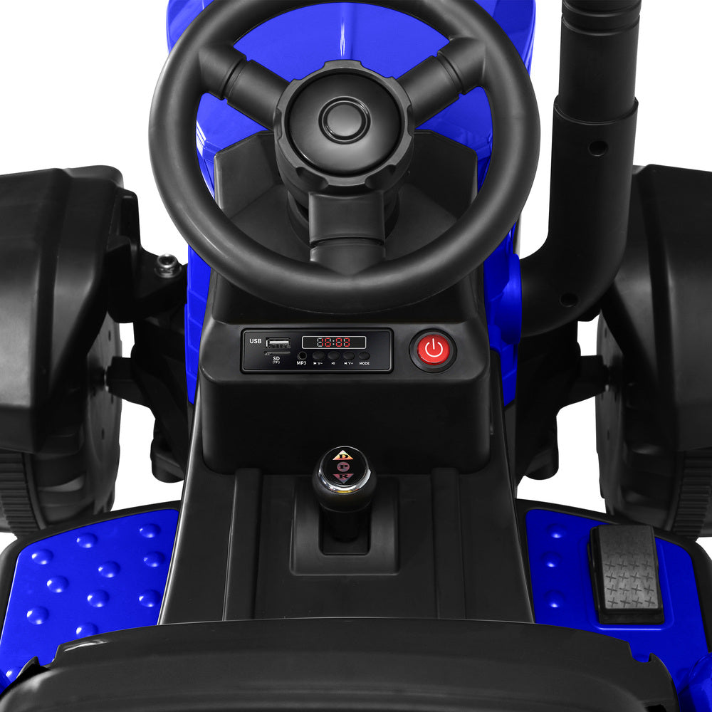 Mazam Ride On Car Tractor W/ Trailer Kids 12V Remote Electric Vehicle Toddlers-Ride On Car-PEROZ Accessories
