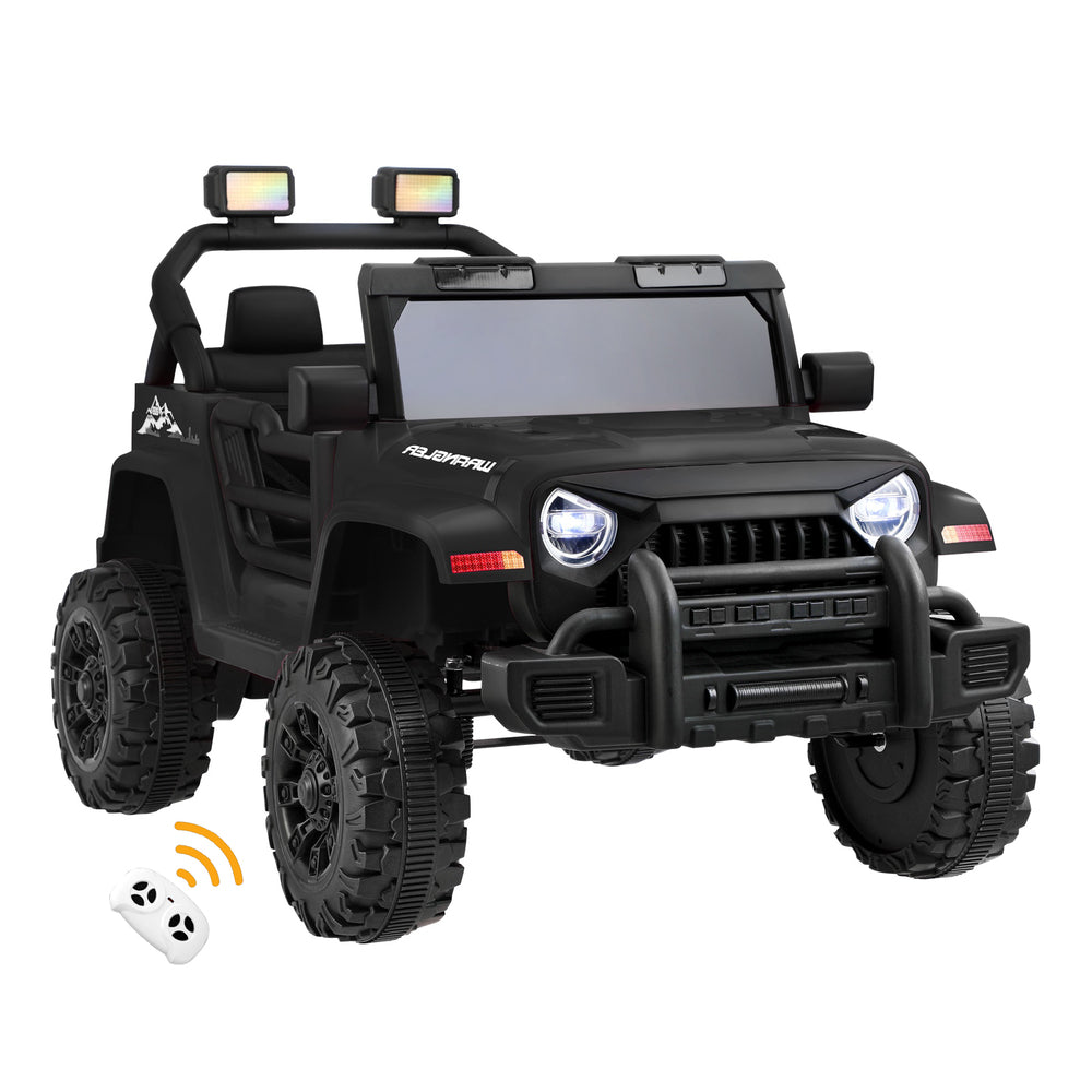 Mazam Kids Ride On Car Jeep 12V Electric Remote Control Black-Ride On Car-PEROZ Accessories