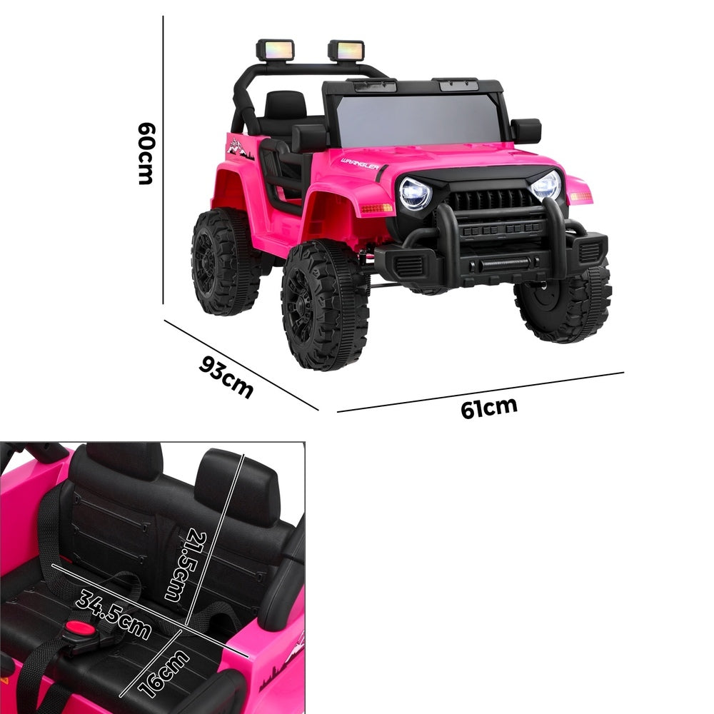 Mazam Kids Ride On Cars Remote Control 12V Electric Pink-Ride On Car-PEROZ Accessories