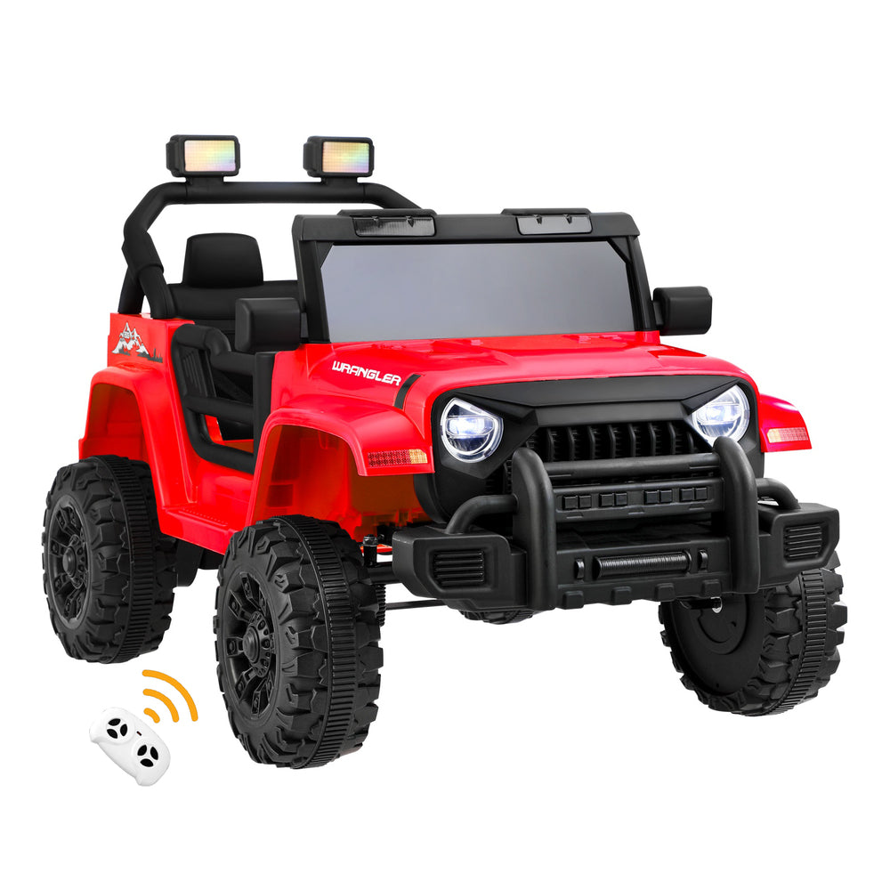 Mazam Kids Ride on Cars 12V Electric Battery Remote Control LED Red-Ride On Car-PEROZ Accessories
