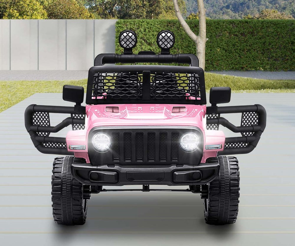 Mazam Kids Ride On Car Jeep Electric Vehicle Toy Remote Cars Gift 12V LED Light-Ride on Toys - Cars-PEROZ Accessories