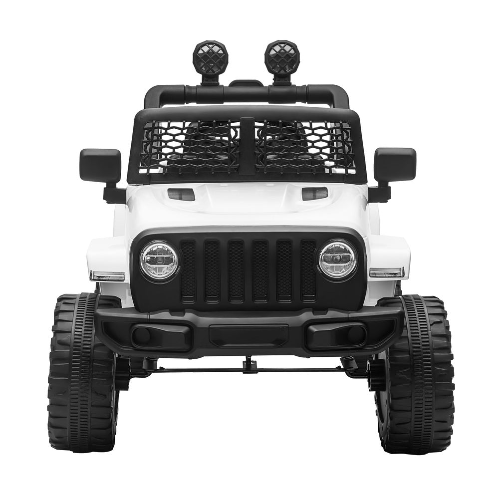 Mazam Kids Ride On Car Electric Toys Jeep 12V Remote Vehicle Car Gift White-Ride On Car-PEROZ Accessories