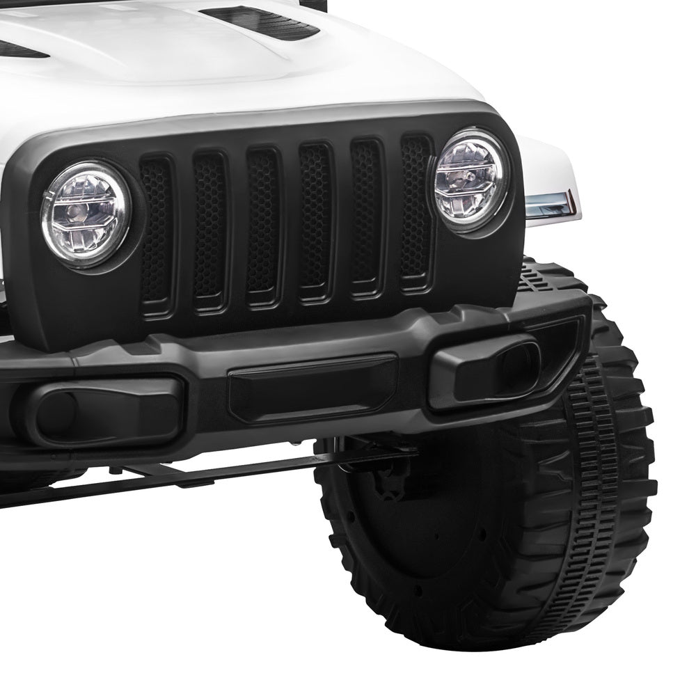 Mazam Kids Ride On Car Electric Toys Jeep 12V Remote Vehicle Car Gift White-Ride On Car-PEROZ Accessories
