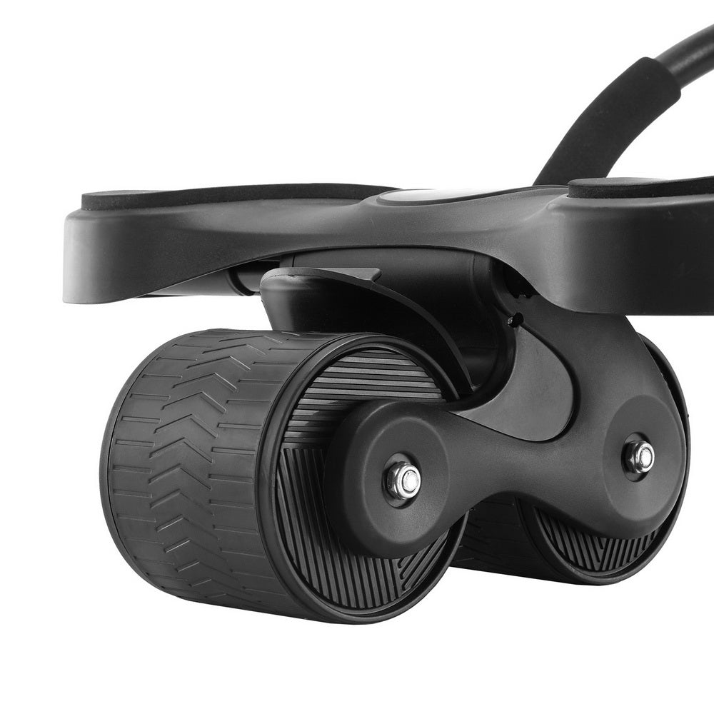 Everfit Ab Roller Automatic Rebound Abdominal Exercise Wheel Home Gym Workout-Sports & Fitness > Exercise, Gym & Fitness > Gym & Training Step-PEROZ Accessories