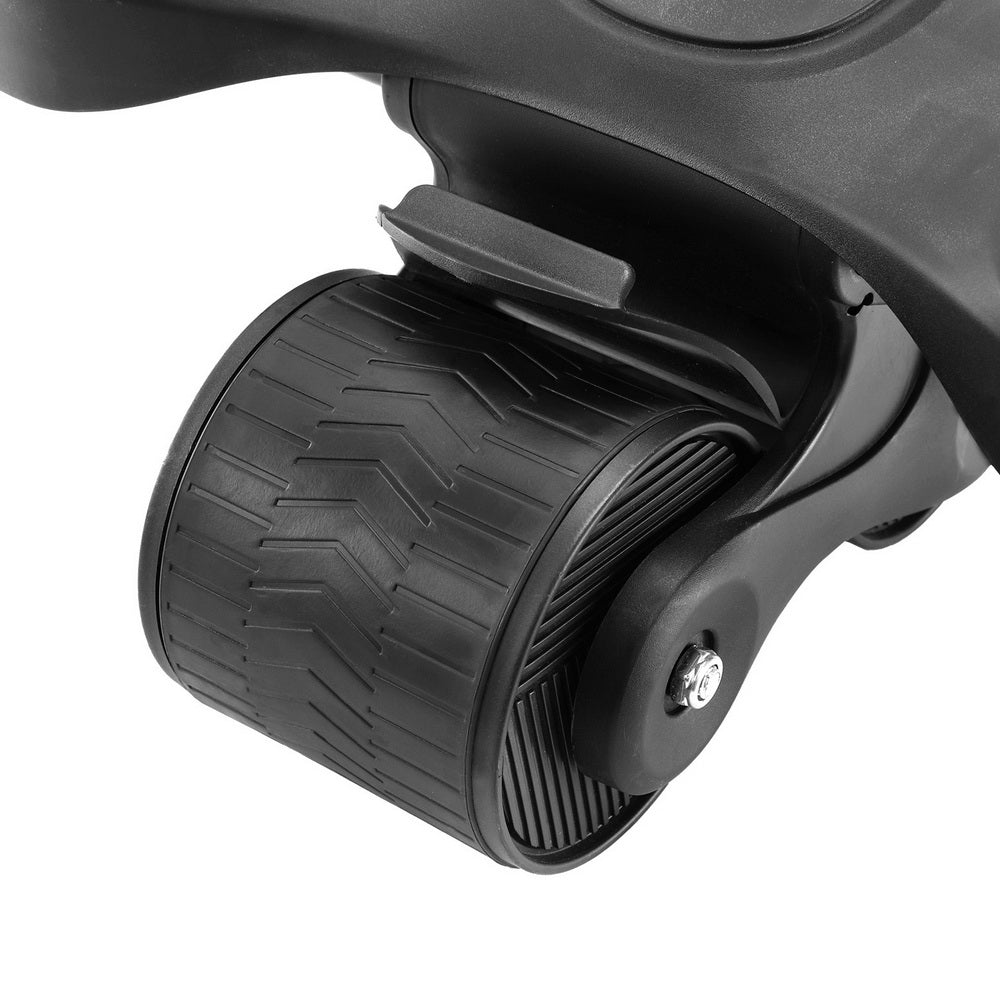 Everfit Ab Roller Automatic Rebound Abdominal Exercise Wheel Home Gym Workout-Sports & Fitness > Exercise, Gym & Fitness > Gym & Training Step-PEROZ Accessories