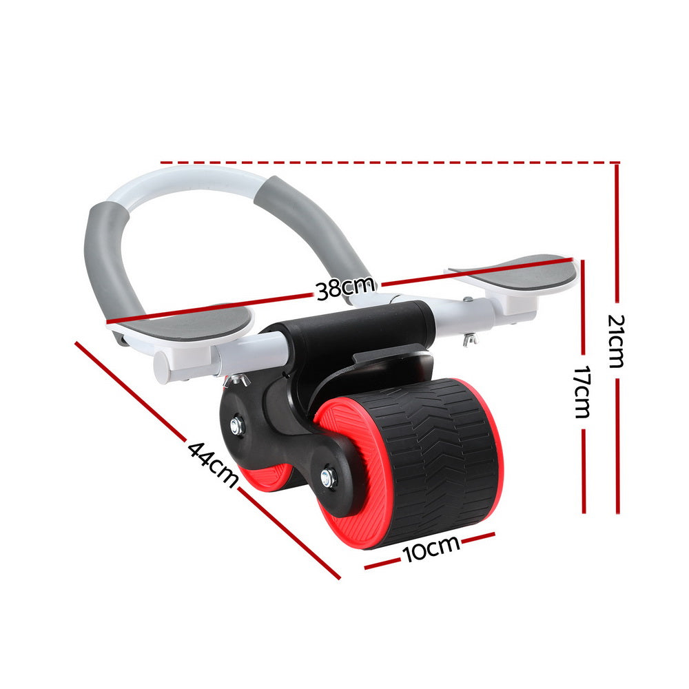 Everfit Ab Roller Automatic Rebound Abdominal Wheel with Knee Pad Home Gym Sport-Sports & Fitness > Exercise, Gym & Fitness > Gymnastics-PEROZ Accessories