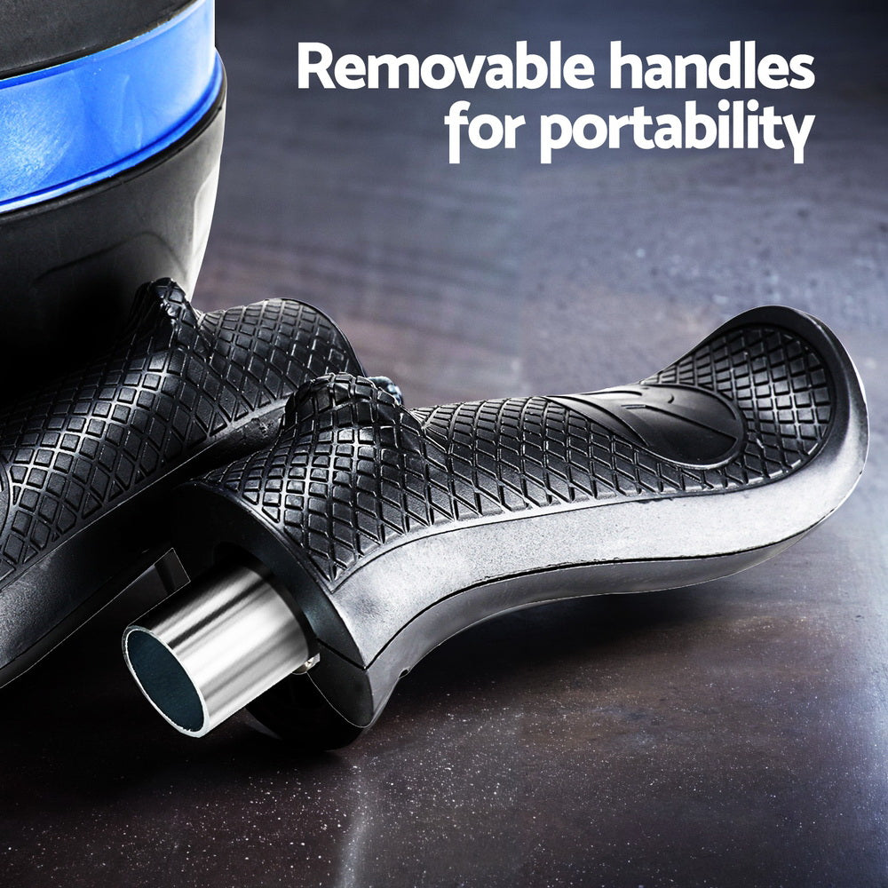 Everfit Ab Roller Carver Automatic Rebound Abdominal Wheel Home Gym Workout-Sports & Fitness > Exercise, Gym & Fitness > Gym & Training Step-PEROZ Accessories