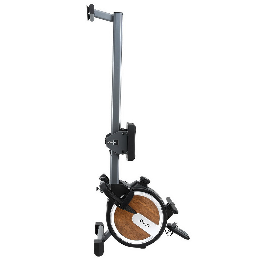 Everfit 16 Level Magnetic Rowing Machine for Home with App Connect Walnut-Sports & Fitness > Exercise, Gym & Fitness > Gym Equipment & Accessories-PEROZ Accessories
