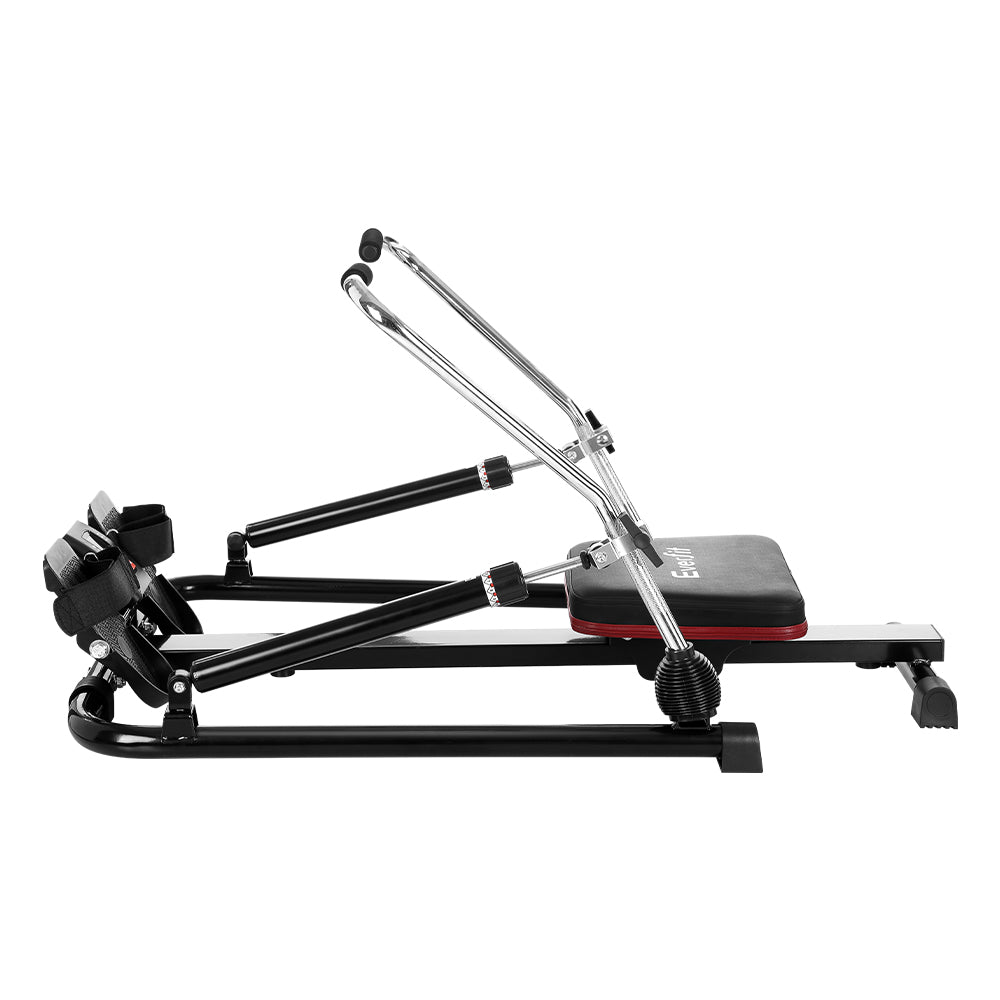 Everfit Rowing Machine Rower Hydraulic Resistance Fitness Gym Home Cardio-Sports & Fitness > Fitness Accessories-PEROZ Accessories