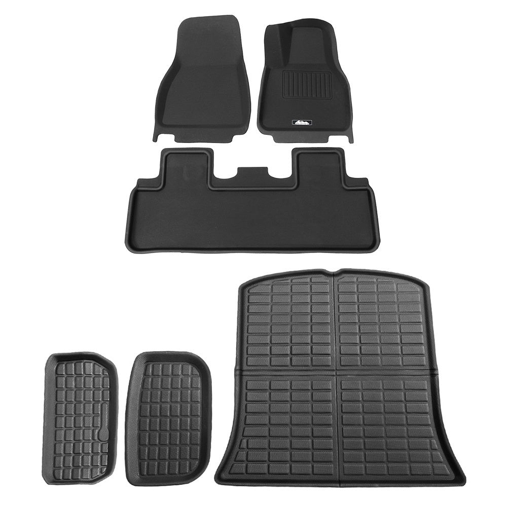 Weisshorn Car Rubber Floor Trunk Toolbox Cargo Mats for Tesla Model Y 2021-2023-Auto Accessories > Auto Accessories Others > Automotive Decor-PEROZ Accessories