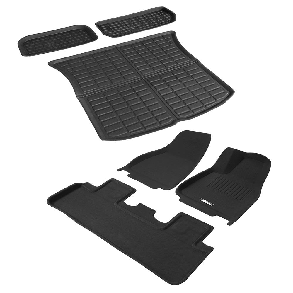 Weisshorn Car Rubber Floor Trunk Toolbox Cargo Mats for Tesla Model Y 2021-2023-Auto Accessories > Auto Accessories Others > Automotive Decor-PEROZ Accessories
