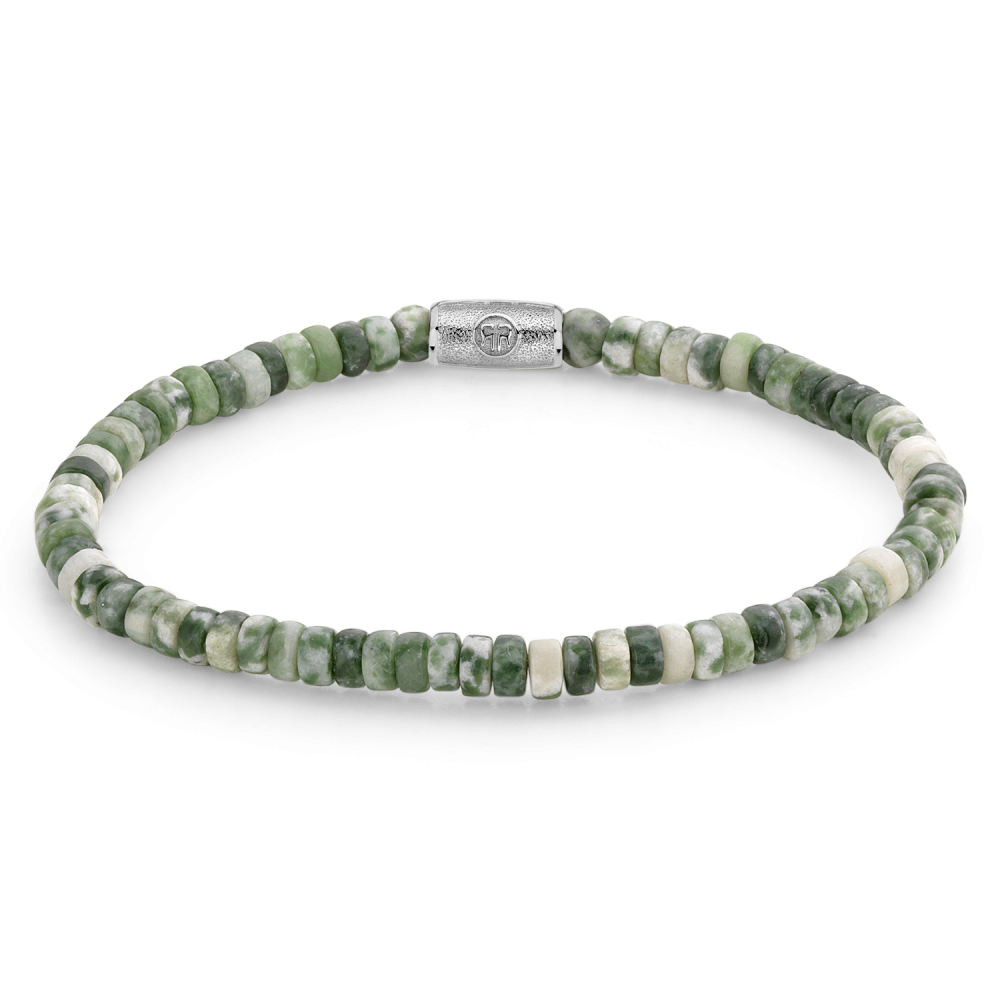 Rebel and Rose Slices - The Green Deal 4mm Bracelet-PEROZ Accessories