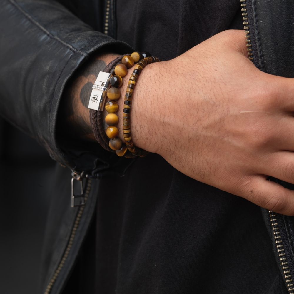 Rebel and Rose Tiger Lily 8mm Bracelet-PEROZ Accessories