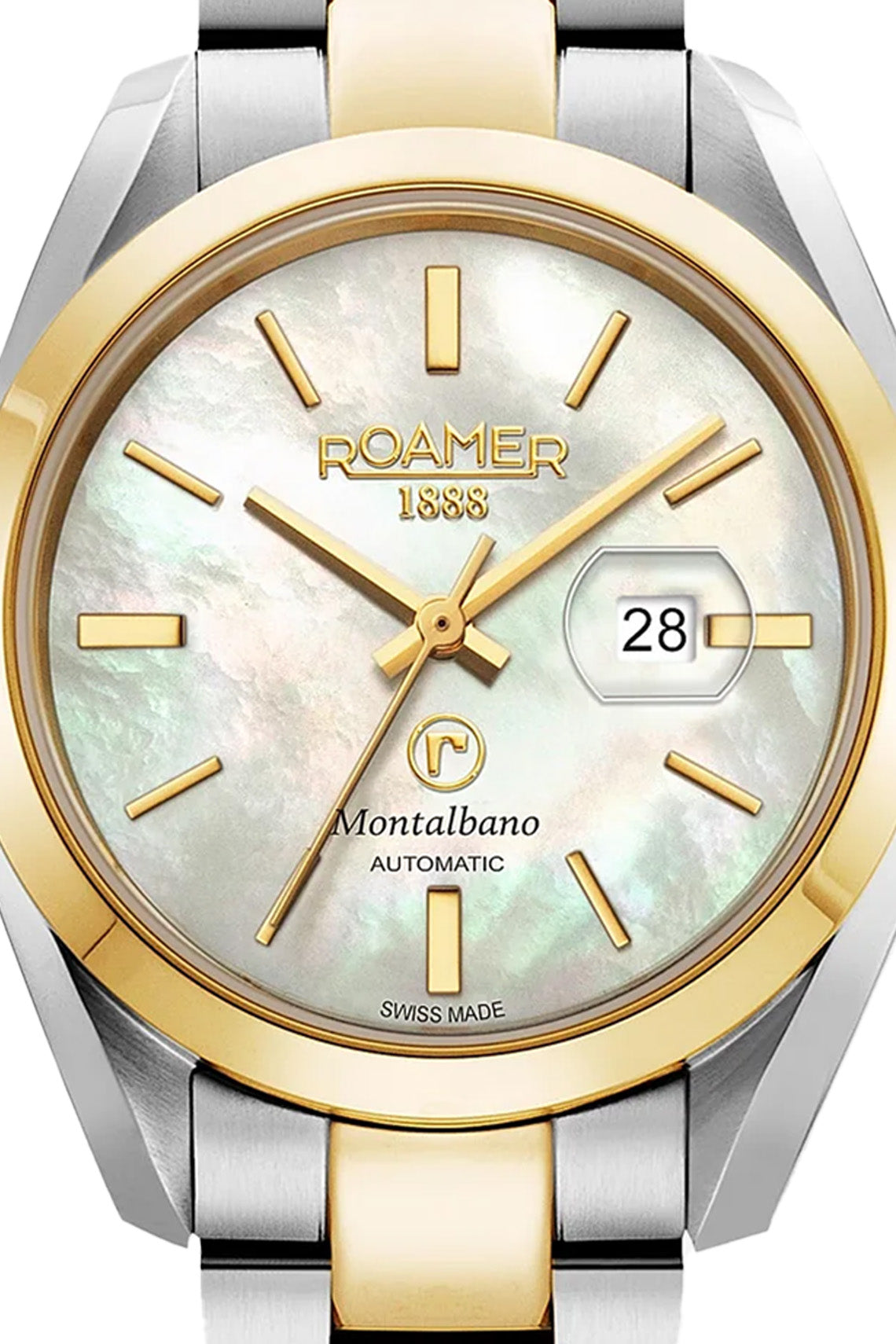Roamer Montalbano Ladies 31mm Two Tone Stainless Steel Strap Watch-PEROZ Accessories