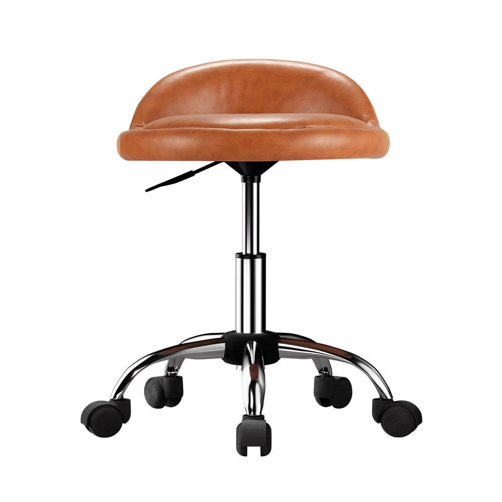 Artiss Salon Stool Swivel Chair Backrest Chairs-Furniture > Bar Stools & Chairs-PEROZ Accessories