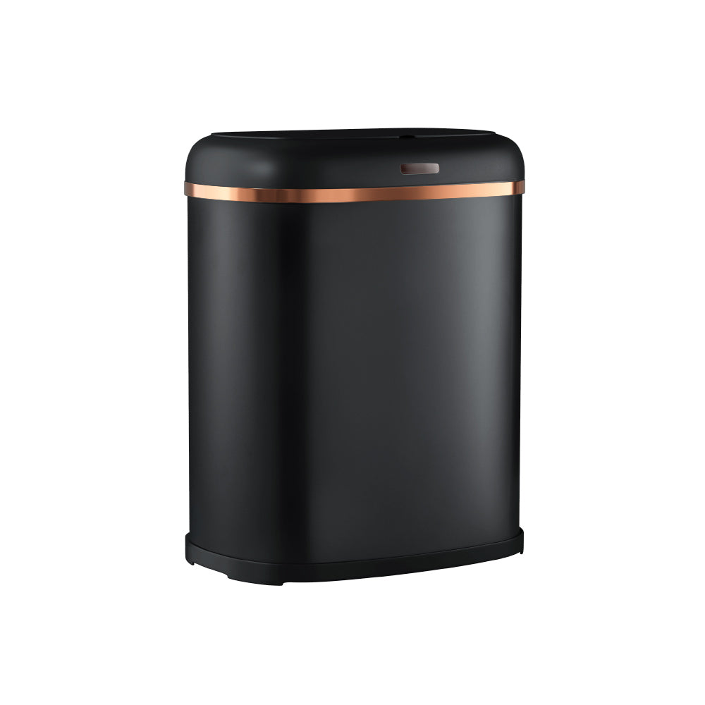 Devanti 38L Motion Sensor Bin Rubbish Automatic Black-Home & Garden > Kitchen Bins > Automatic Bins-PEROZ Accessories