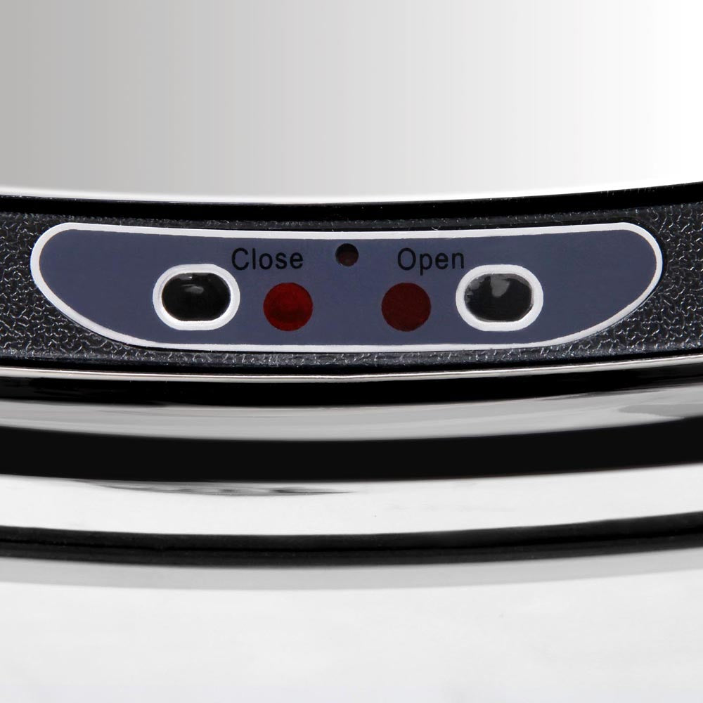 Devanti 68L Motion Sensor Bin Rubbish Automatic Silver-Home & Garden > Kitchen Bins-PEROZ Accessories