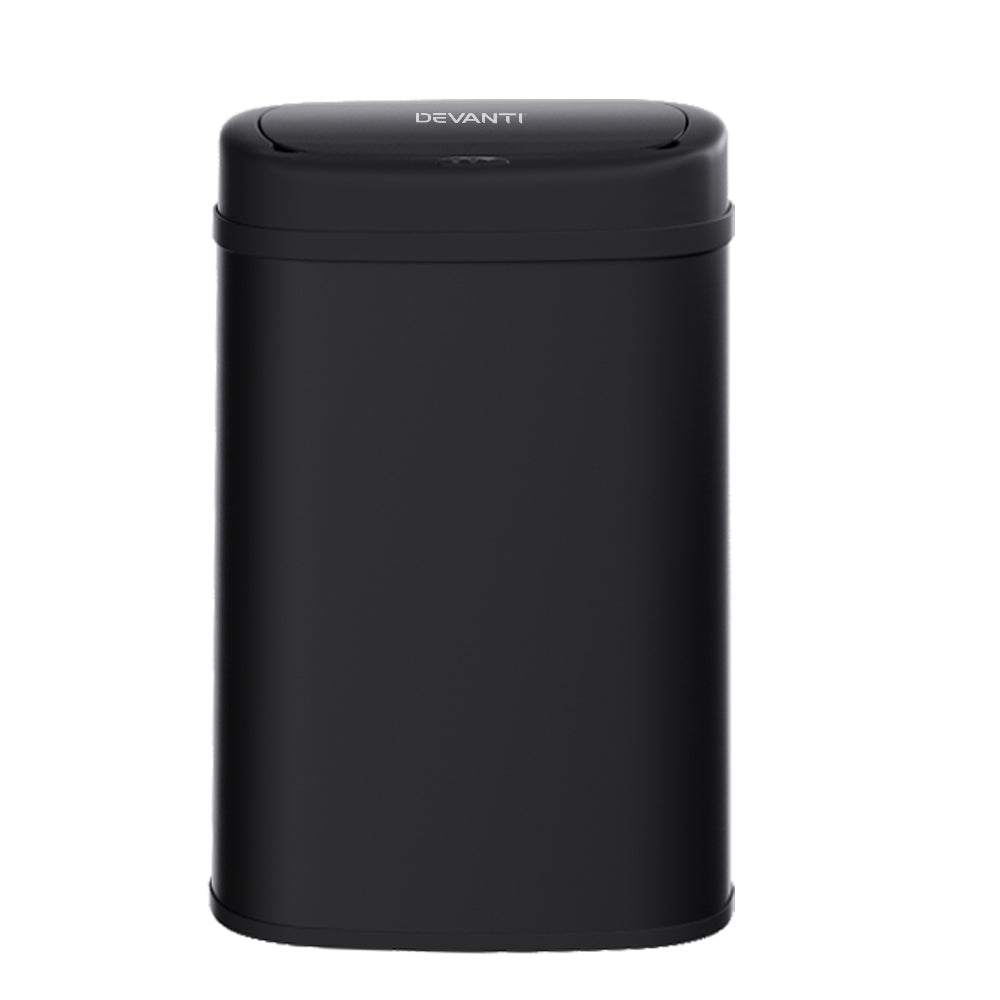 Devanti 50L Sensor Bin Motion Rubbish Automatic Black-Appliances > Kitchen Appliances-PEROZ Accessories