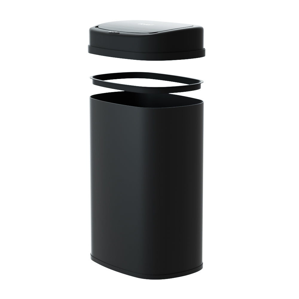 Devanti 50L Sensor Bin Motion Rubbish Automatic Black-Appliances > Kitchen Appliances-PEROZ Accessories