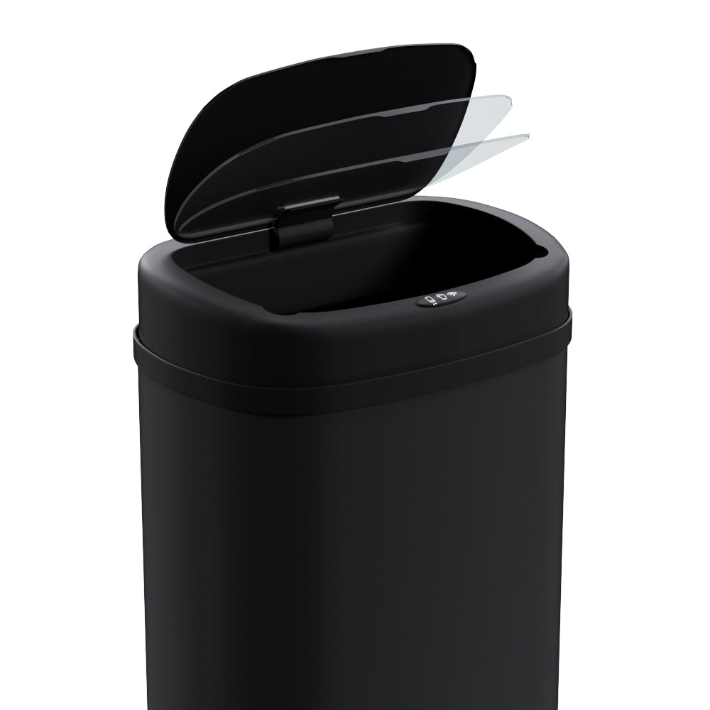 Devanti 50L Sensor Bin Motion Rubbish Automatic Black-Appliances > Kitchen Appliances-PEROZ Accessories
