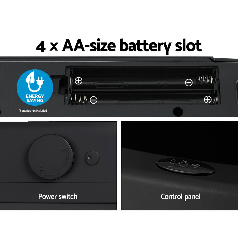 Devanti 50L Sensor Bin Motion Rubbish Automatic Black-Appliances > Kitchen Appliances-PEROZ Accessories