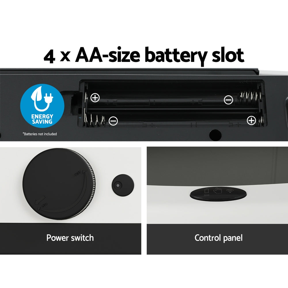 Devanti 50L Sensor Bin Motion Rubbish Automatic White-Appliances > Kitchen Appliances-PEROZ Accessories