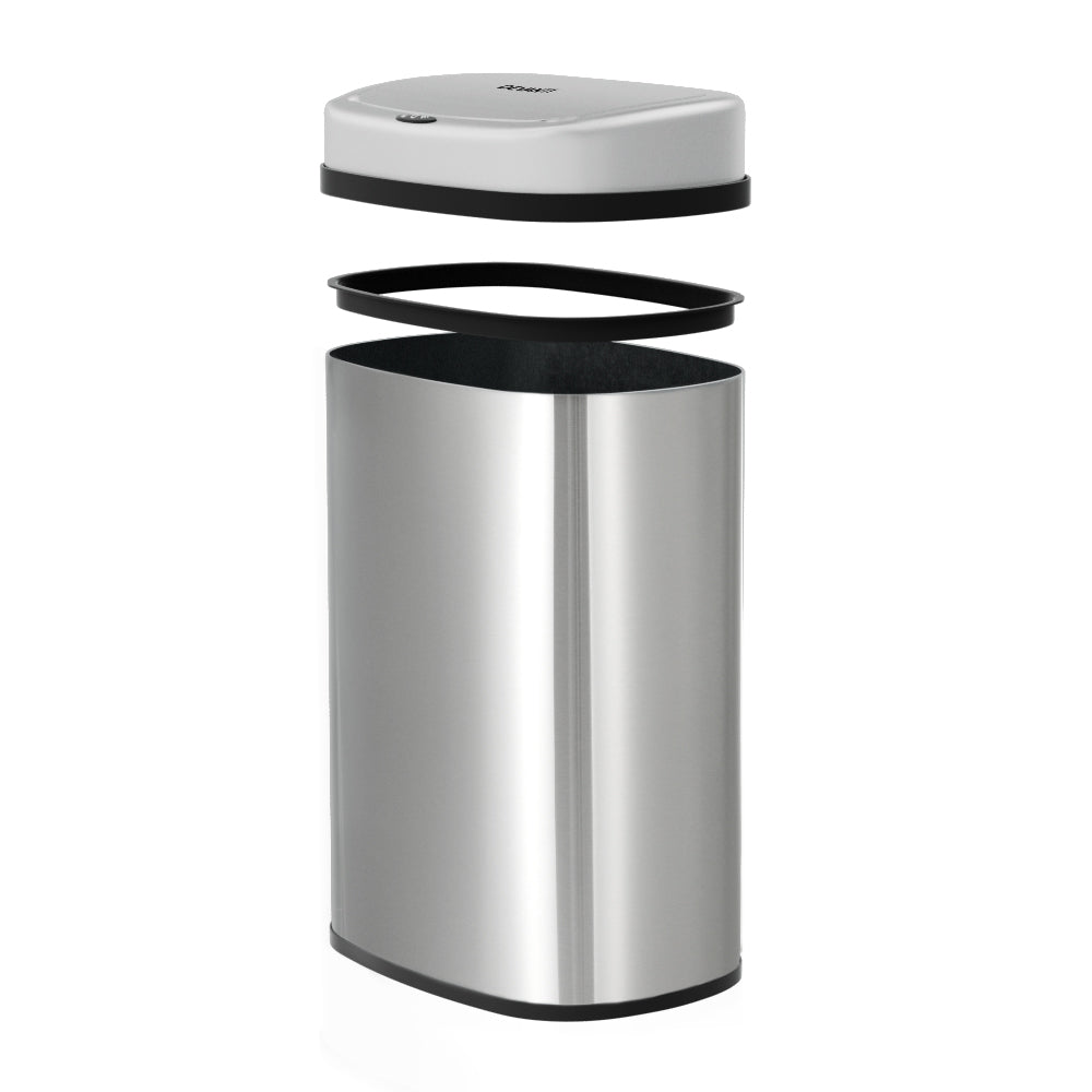 Devanti 60L Sensor Bin Motion Rubbish Automatic Silver-Appliances > Kitchen Appliances-PEROZ Accessories