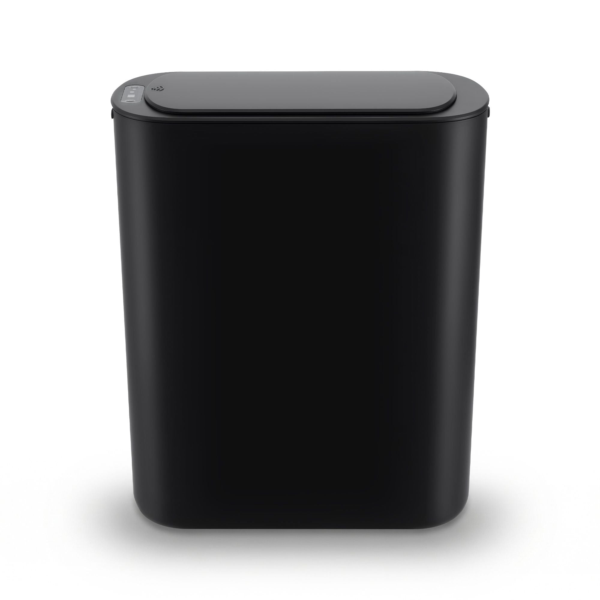 Devanti Automatic Trash Bin with Lid 21L Motion Sensor Kitchen Bin Touchless Garbage Can Modern Black Plastic Slim Rubbish Bin with Liner Holder for Kitchen, Home, Office-Home & Garden > Kitchen Bins > Automatic Bins-PEROZ Accessories