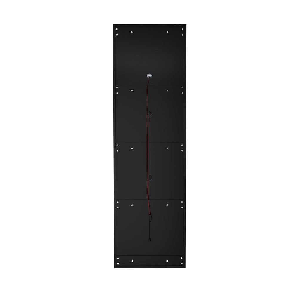 Oikiture Buffet Sideboard LED High Gloss Glass Door Black-Sideboard-PEROZ Accessories