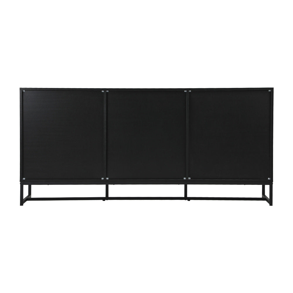 Oikiture Buffet Sideboard Cupboard Cabinet 3 Drawers 2 Door-Sideboard-PEROZ Accessories