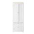 Oikiture Sideboard Buffet Cabinet with Display Shelf and Drawer Kitchen Storage Cupboard White-Sideboard-PEROZ Accessories