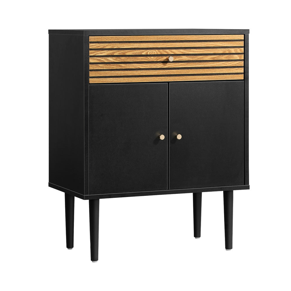 Oikiture Sideboard Buffet Storage Cabinet Hallway Kitchen Cupboard Drawers Table-Sideboard-PEROZ Accessories