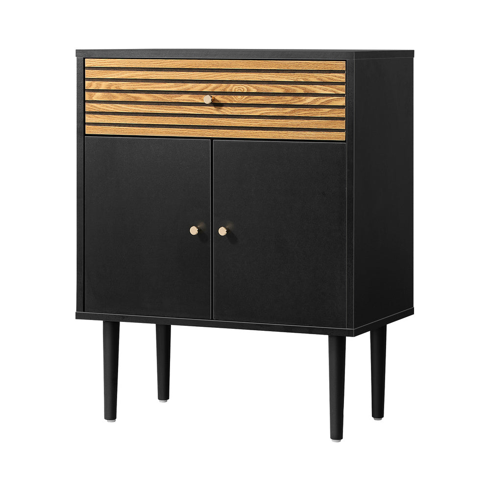 Oikiture Sideboard Buffet Storage Cabinet Hallway Kitchen Cupboard Drawers Table-Sideboard-PEROZ Accessories