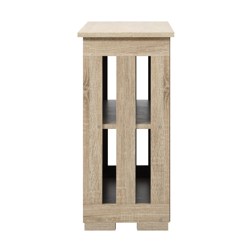 Oikiture Sideboard Buffet Cabinet with Sliding Doors, 86 x 27 x 63cm Hallway Table-Sideboard-PEROZ Accessories