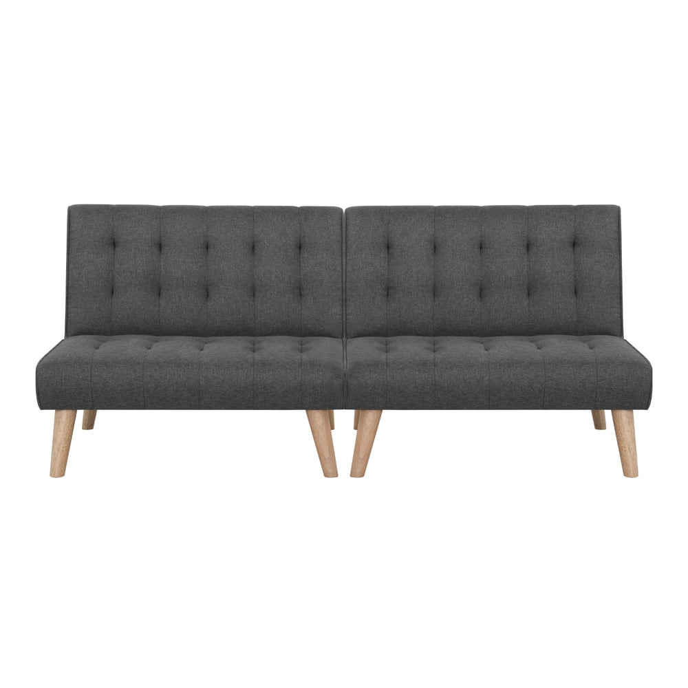 Artiss 2x Sofa Bed Couch Single Seater Fabric Grey-Furniture > Sofas > Sofas & Sofa Beds-PEROZ Accessories