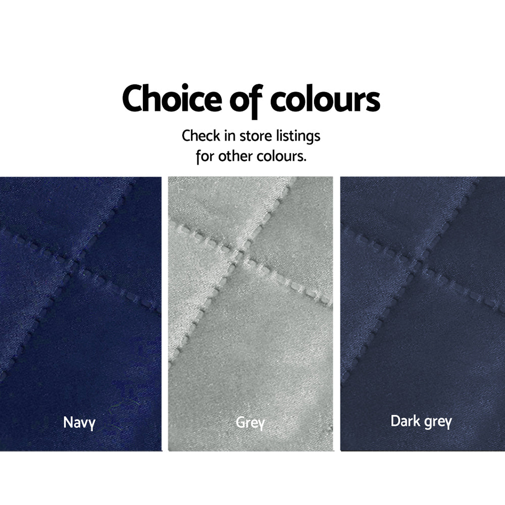 Artiss Sofa Cover Couch Covers 3 Seater Quilted Dark Grey-Furniture > Sofas > Sofa Accessories-PEROZ Accessories