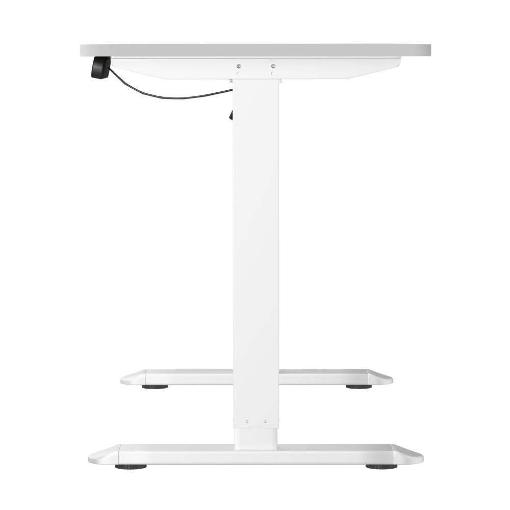 Oikiture 120CM Electric Standing Desk Single Motor White-Standing Desks-PEROZ Accessories