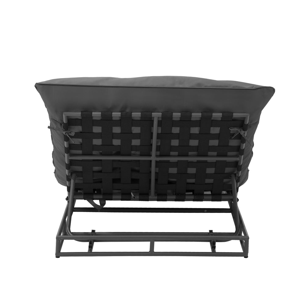 Livsip Outdoor Sun Lounger Day Bed Garden Patio Furniture Setting-Sun Bed-PEROZ Accessories