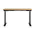 OIKITURE Ergonomic Sit Stand Desk 28"-45" Electric Standing Desk Home Office Computer Workstation Height Adjustable Desk 160cm Length Black and WN-Office Desks-PEROZ Accessories