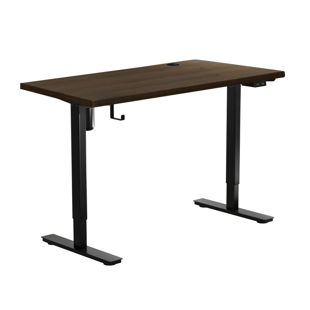 Oikiture Electric Standing Desk Single Motor Height Adjustable Sit Stand Table - 1700mm x 750mm-Office Desks-PEROZ Accessories