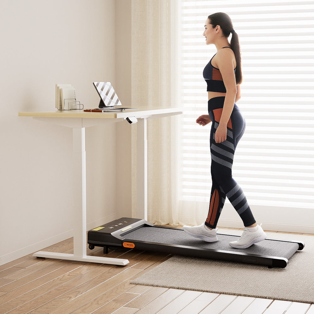 Artiss Electric Treadmill with 120cm Automatic Standing Desk Walking Pad 400mm-Furniture > Office > Desks-PEROZ Accessories