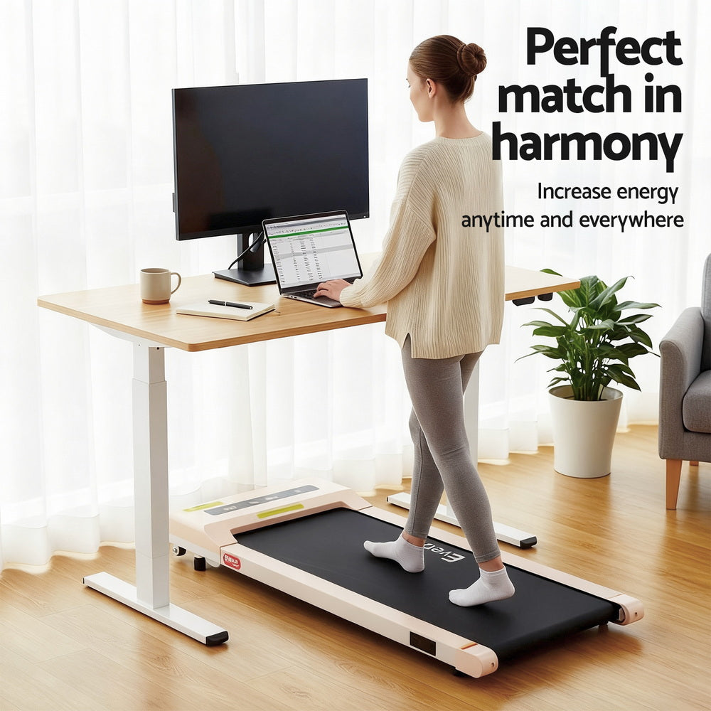 Artiss Electric Treadmill with 140cm Automatic Standing Desk Walking Pad 360mm-Furniture > Office > Desks-PEROZ Accessories