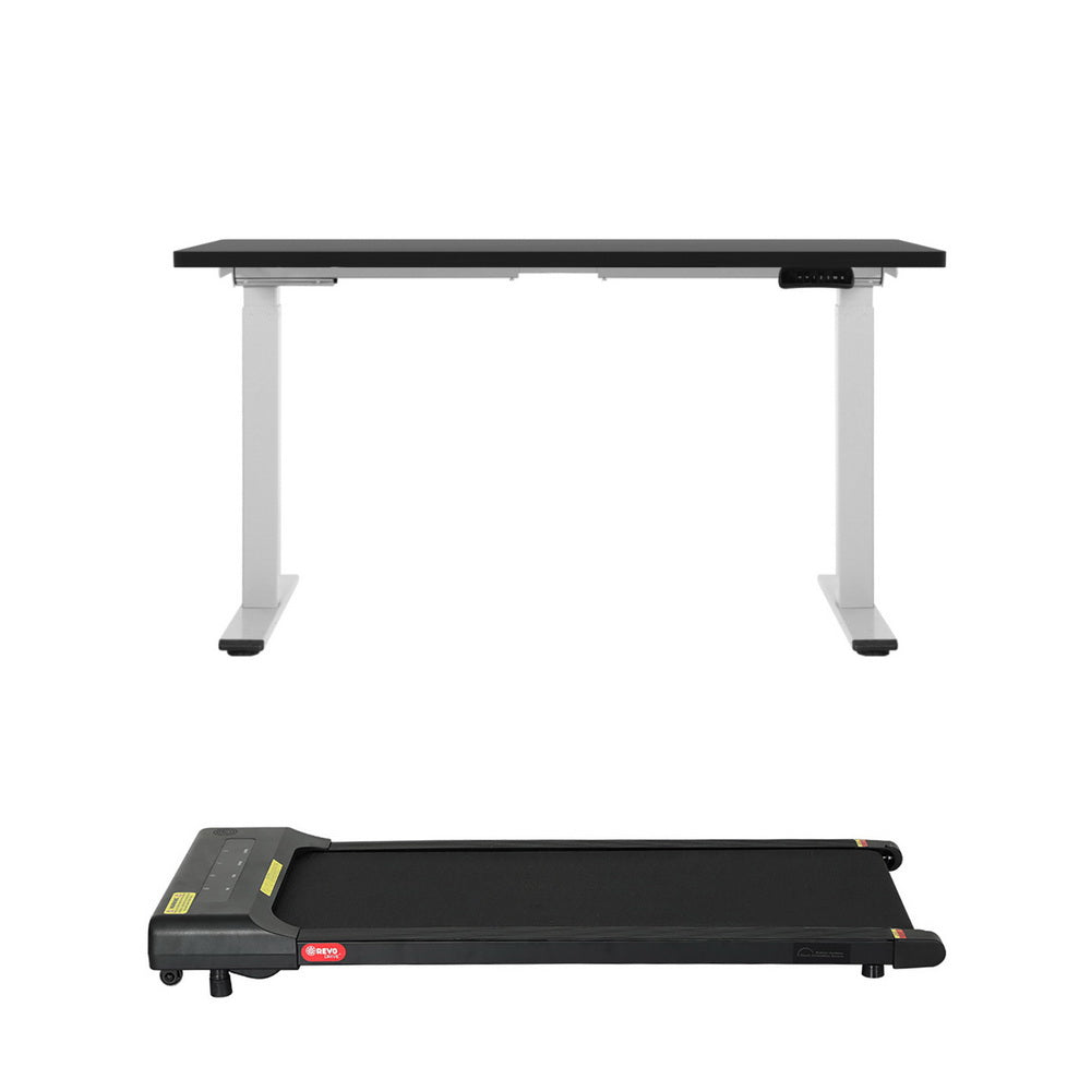 Artiss Treadmill 120cm Automatic Standing Desk with 400mm Electric Walking Pad-Furniture > Office > Desks-PEROZ Accessories